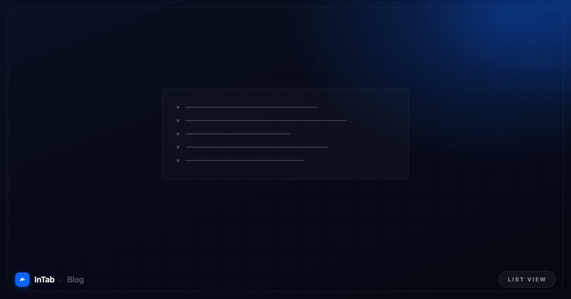 OneTab Extension List View